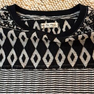 We The Free Monochrome Geometric Adorable Top